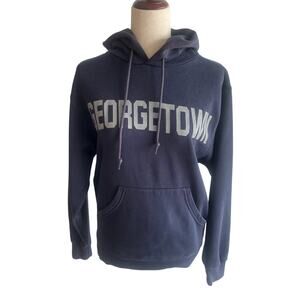 Georgetown Unisex Blue Hoodie Sz S